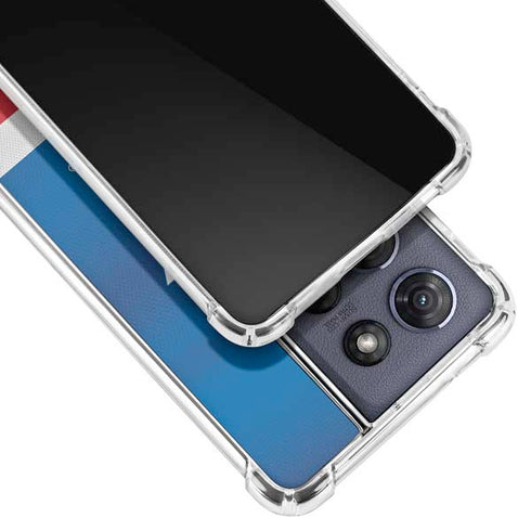 NHL New York Rangers Jersey Moto G Play 5G (2025) Clear Case